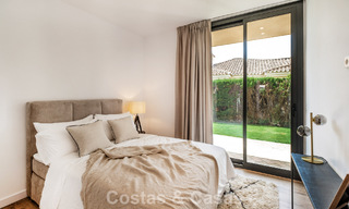 Villa de luxe de style Ibiza, prête à emménager, à vendre dans une urbanisation très recherchée de Benahavis - Marbella 780041 