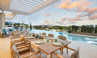 Villa de luxe haut de gamme avec vue panoramique à vendre dans un complexe de golf sur le Golden Mile à Benahavis - Marbella 780110 