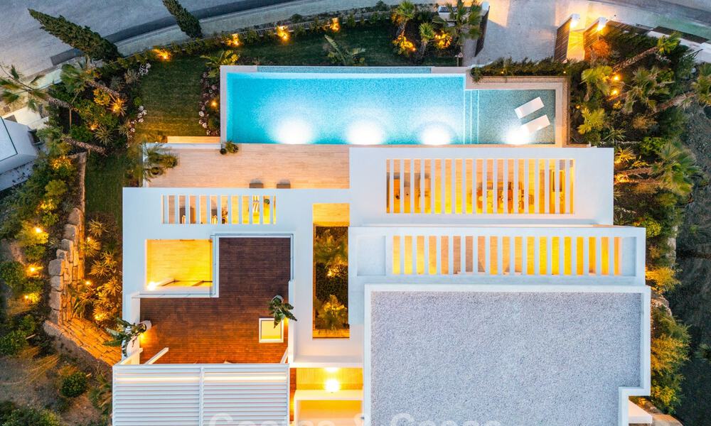Villa de luxe haut de gamme avec vue panoramique à vendre dans un complexe de golf sur le Golden Mile à Benahavis - Marbella 780115