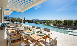 Villa de luxe haut de gamme avec vue panoramique à vendre dans un complexe de golf sur le Golden Mile à Benahavis - Marbella 780126 