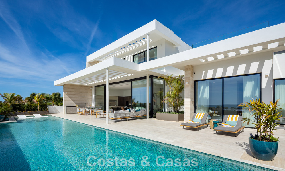 Villa de luxe haut de gamme avec vue panoramique à vendre dans un complexe de golf sur le Golden Mile à Benahavis - Marbella 780129