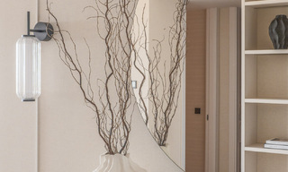 Appartement de première classe avec vue panoramique sur la mer à vendre dans la vallée du golf de Nueva Andalucia, Marbella 780270 