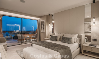 Appartement de première classe avec vue panoramique sur la mer à vendre dans la vallée du golf de Nueva Andalucia, Marbella 780304 