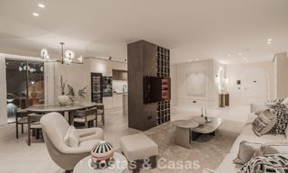 Appartement de première classe avec vue panoramique sur la mer à vendre dans la vallée du golf de Nueva Andalucia, Marbella 780306 