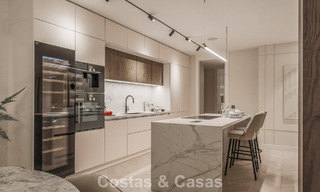 Appartement de première classe avec vue panoramique sur la mer à vendre dans la vallée du golf de Nueva Andalucia, Marbella 780307 