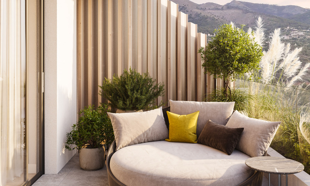 Appartements modernistes sur plan avec vue phénoménale sur la mer à vendre à Mijas, Costa del Sol 780067