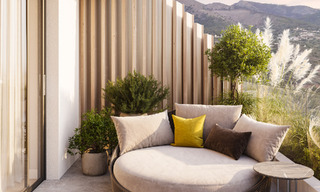 Appartements modernistes sur plan avec vue phénoménale sur la mer à vendre à Mijas, Costa del Sol 780067 