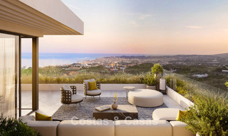 Appartements modernistes sur plan avec vue phénoménale sur la mer à vendre à Mijas, Costa del Sol 780068 