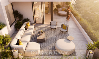 Appartements modernistes sur plan avec vue phénoménale sur la mer à vendre à Mijas, Costa del Sol 780069 
