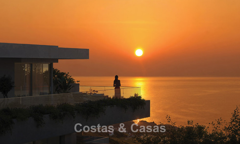 Appartements modernistes sur plan avec vue phénoménale sur la mer à vendre à Mijas, Costa del Sol 780072