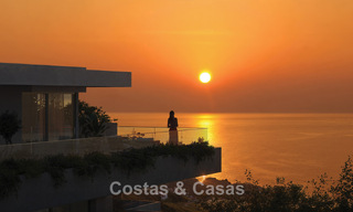Appartements modernistes sur plan avec vue phénoménale sur la mer à vendre à Mijas, Costa del Sol 780072 