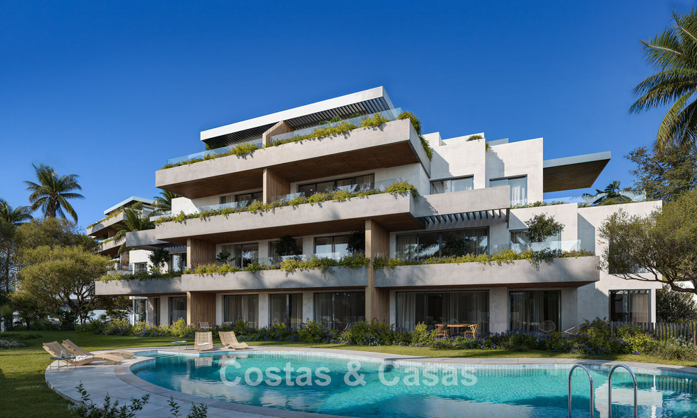 Appartements modernistes sur plan avec vue phénoménale sur la mer à vendre à Mijas, Costa del Sol 780073