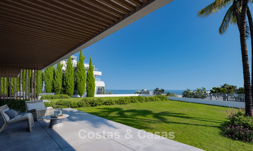Appartements modernistes sur plan avec vue phénoménale sur la mer à vendre à Mijas, Costa del Sol 780075