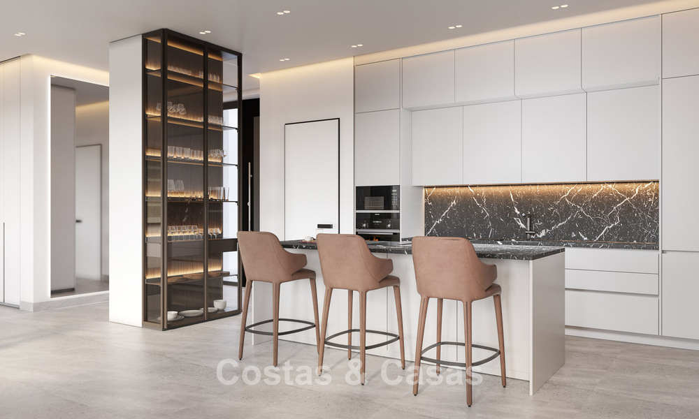 Villas luxueuses sur plan avec vue imprenable sur la mer à vendre à Mijas, Costa del Sol 780083