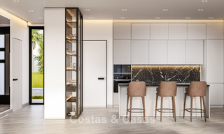 Villas luxueuses sur plan avec vue imprenable sur la mer à vendre à Mijas, Costa del Sol 780084 