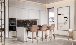 Villas luxueuses sur plan avec vue imprenable sur la mer à vendre à Mijas, Costa del Sol 780085 