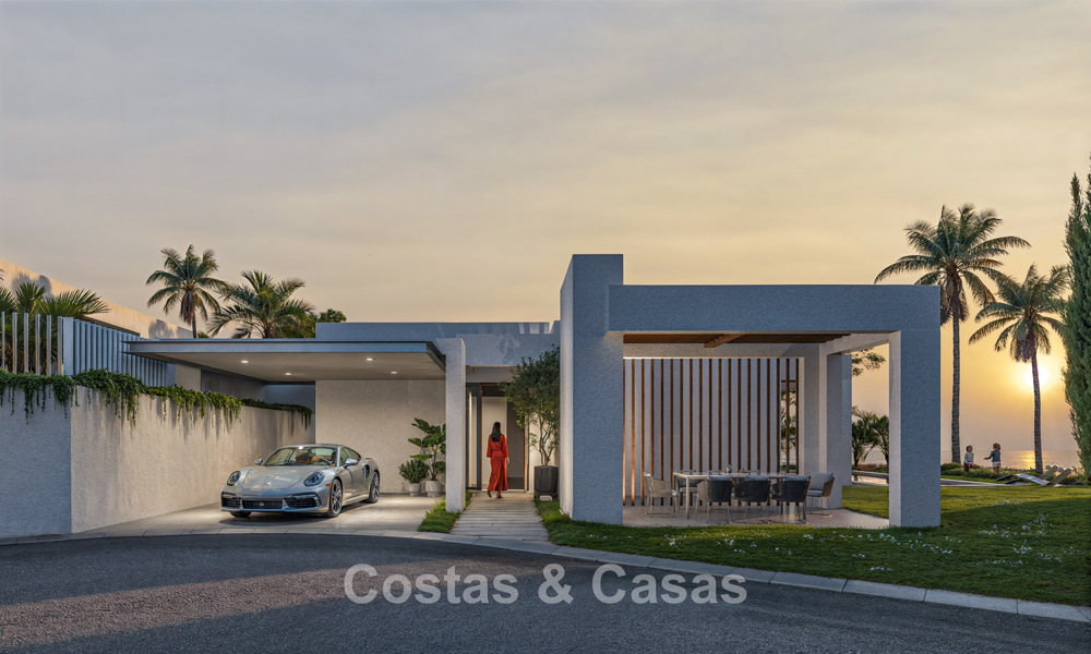 Villas luxueuses sur plan avec vue imprenable sur la mer à vendre à Mijas, Costa del Sol 780086