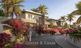 Villas luxueuses sur plan avec vue imprenable sur la mer à vendre à Mijas, Costa del Sol 780087 
