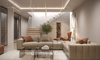 Villas luxueuses sur plan avec vue imprenable sur la mer à vendre à Mijas, Costa del Sol 780088 