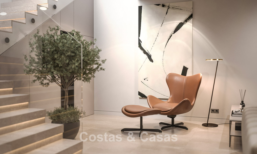 Villas luxueuses sur plan avec vue imprenable sur la mer à vendre à Mijas, Costa del Sol 780089