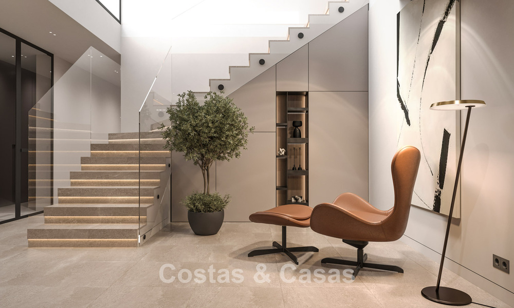 Villas luxueuses sur plan avec vue imprenable sur la mer à vendre à Mijas, Costa del Sol 780090