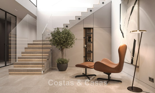 Villas luxueuses sur plan avec vue imprenable sur la mer à vendre à Mijas, Costa del Sol 780090 