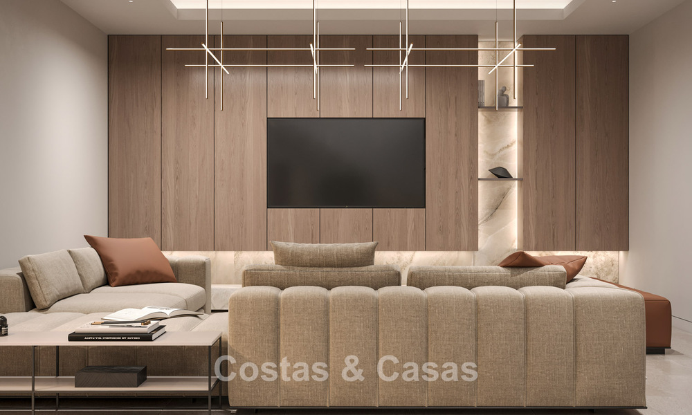 Villas luxueuses sur plan avec vue imprenable sur la mer à vendre à Mijas, Costa del Sol 780091