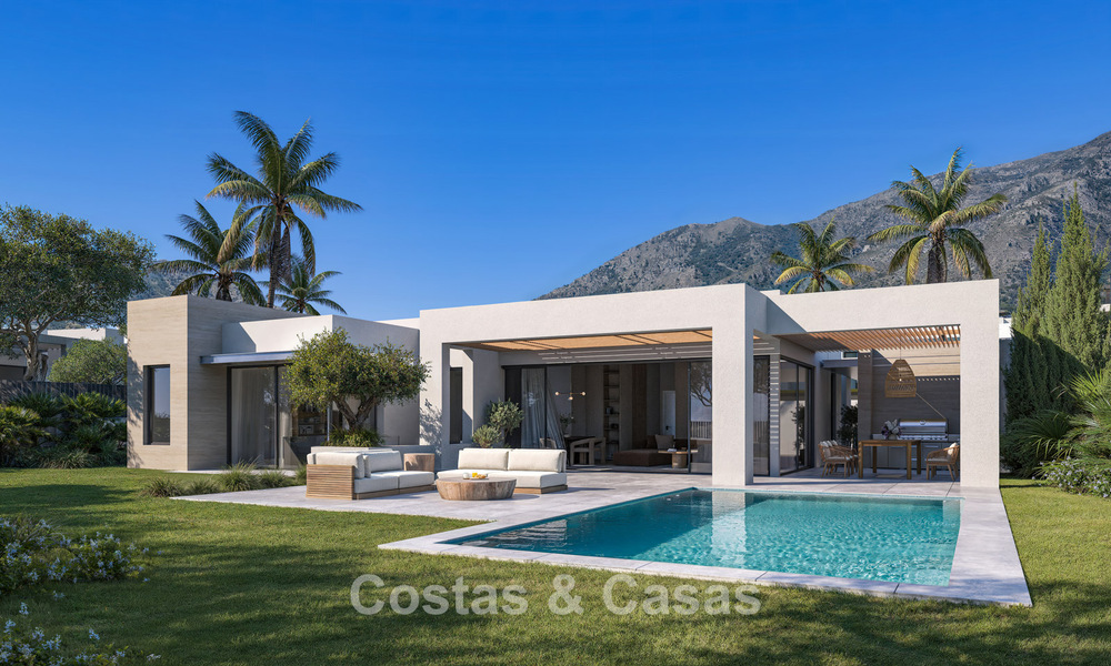 Villas luxueuses sur plan avec vue imprenable sur la mer à vendre à Mijas, Costa del Sol 780093