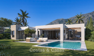 Villas luxueuses sur plan avec vue imprenable sur la mer à vendre à Mijas, Costa del Sol 780093 