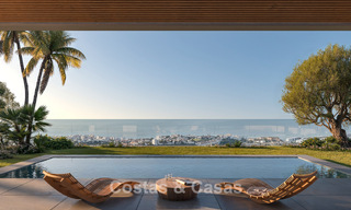 Villas luxueuses sur plan avec vue imprenable sur la mer à vendre à Mijas, Costa del Sol 780097 