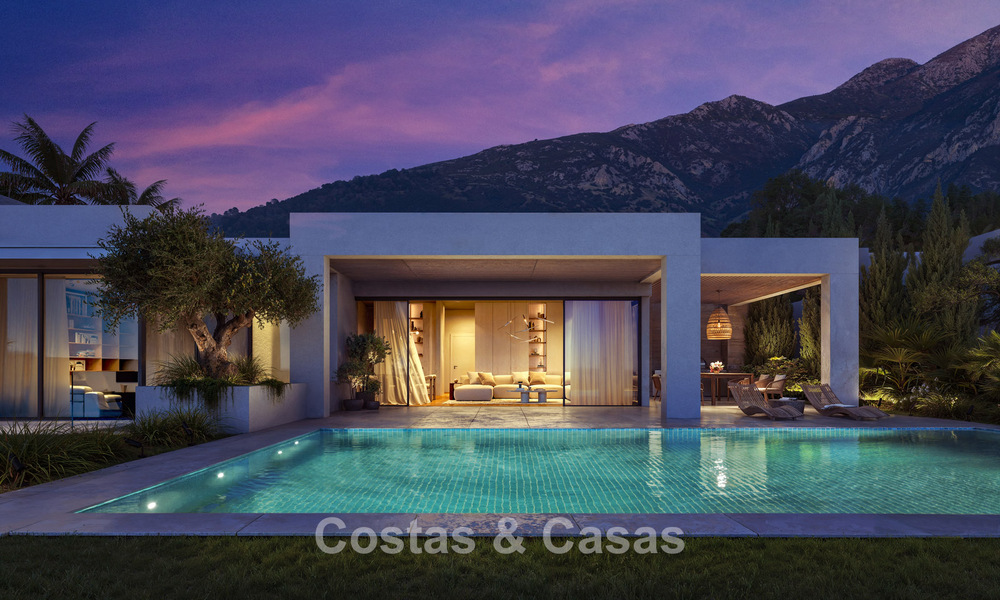 Villas luxueuses sur plan avec vue imprenable sur la mer à vendre à Mijas, Costa del Sol 780099