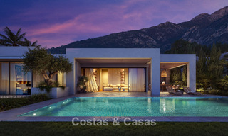 Villas luxueuses sur plan avec vue imprenable sur la mer à vendre à Mijas, Costa del Sol 780099 