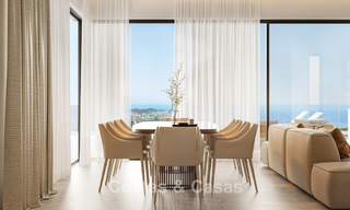 Villas luxueuses sur plan avec vue imprenable sur la mer à vendre à Mijas, Costa del Sol 780101 