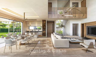 Villas luxueuses sur plan avec vue imprenable sur la mer à vendre à Mijas, Costa del Sol 780104 