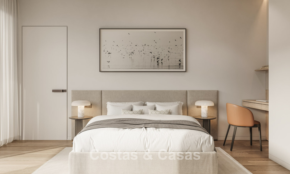 Villas luxueuses sur plan avec vue imprenable sur la mer à vendre à Mijas, Costa del Sol 780108