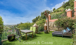 Appartement avec jardin et vue panoramique sur la mer à vendre à Benahavis - Marbella 780212 