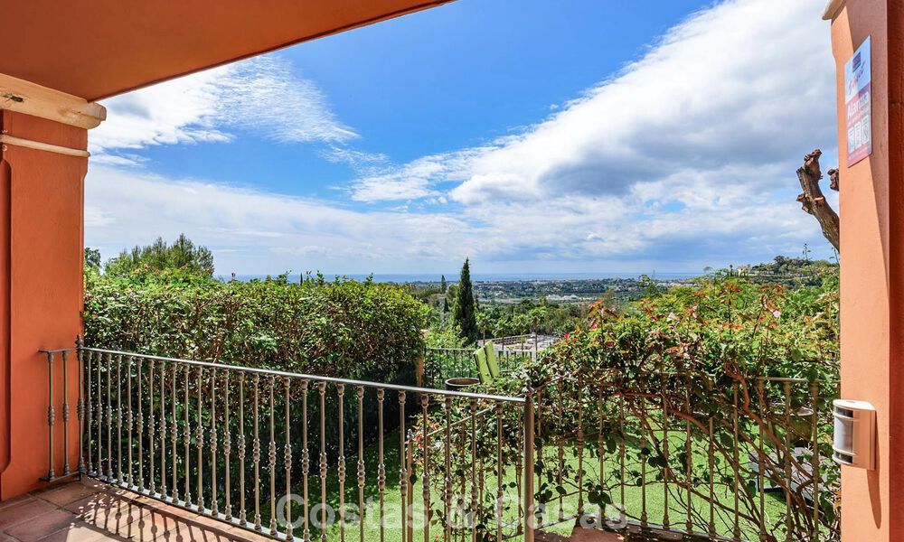 Appartement avec jardin et vue panoramique sur la mer à vendre à Benahavis - Marbella 780220
