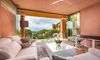 Appartement avec jardin et vue panoramique sur la mer à vendre à Benahavis - Marbella 780222 