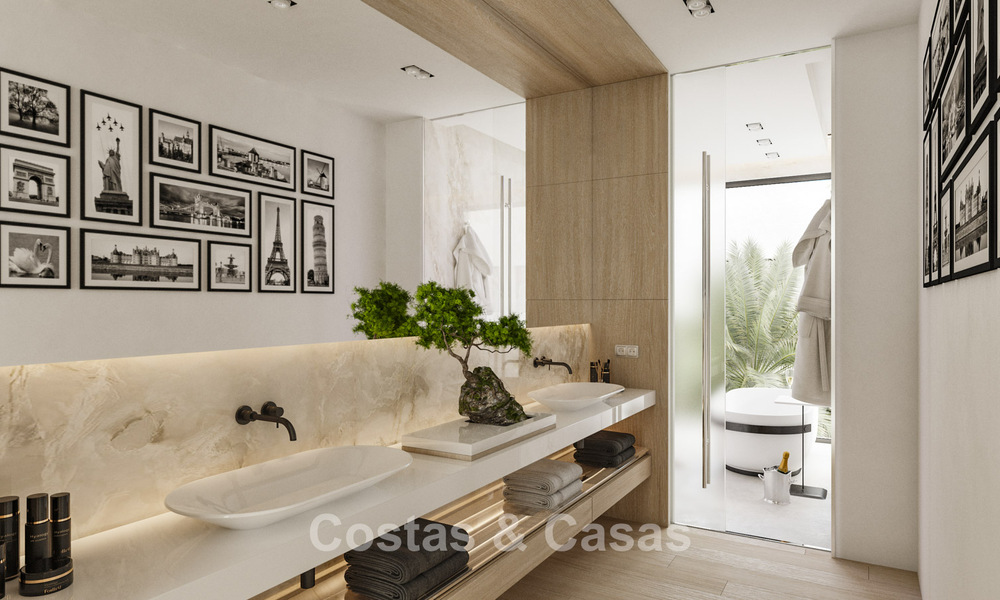 2 villas neuves sophistiquées avec vue sur la mer à vendre à proximité des commodités sur le célèbre Golden Mile de Marbella 780243