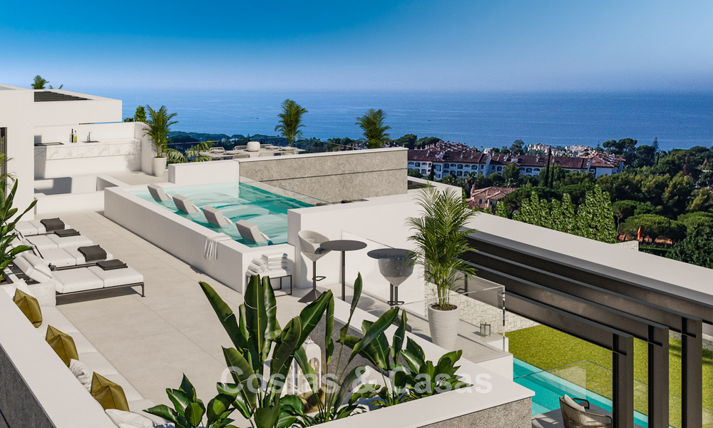 2 villas neuves sophistiquées avec vue sur la mer à vendre à proximité des commodités sur le célèbre Golden Mile de Marbella 780245