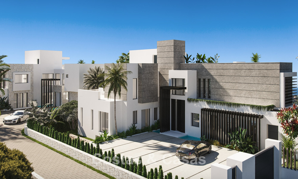 2 villas neuves sophistiquées avec vue sur la mer à vendre à proximité des commodités sur le célèbre Golden Mile de Marbella 780246