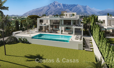 2 villas neuves sophistiquées avec vue sur la mer à vendre à proximité des commodités sur le célèbre Golden Mile de Marbella 780247