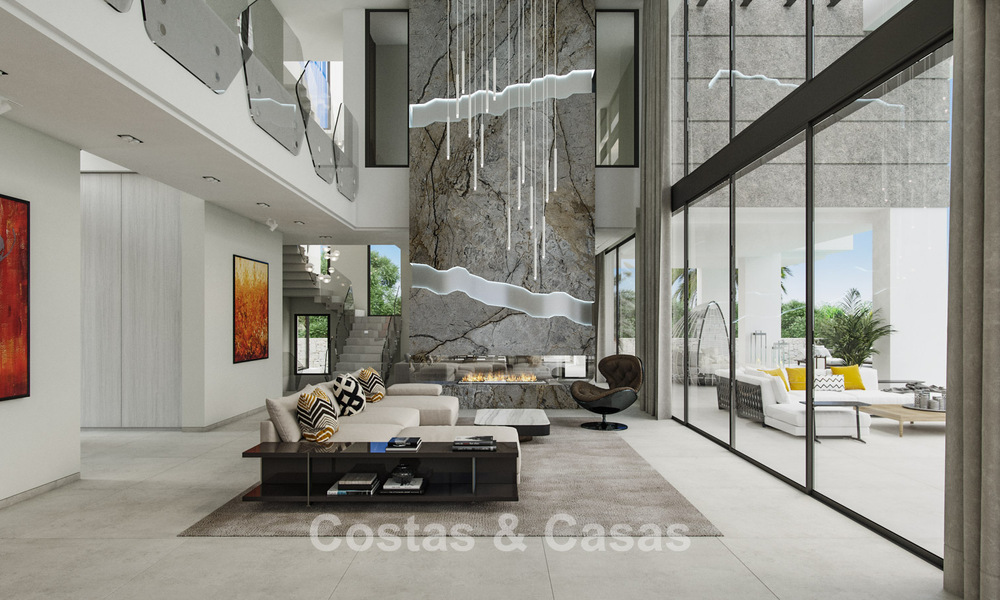 2 villas neuves sophistiquées avec vue sur la mer à vendre à proximité des commodités sur le célèbre Golden Mile de Marbella 780251