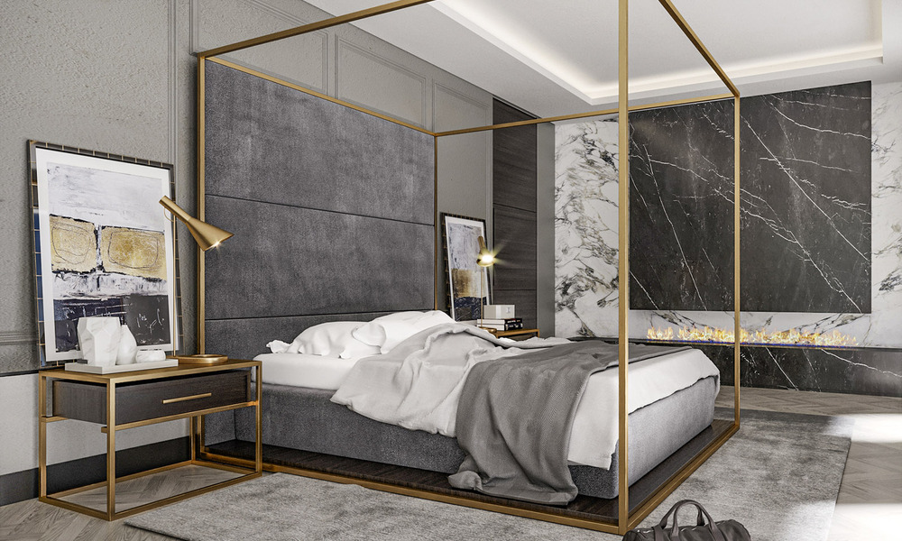 Villa de luxe exclusive à l'architecture andalouse classique et contemporaine à vendre dans une résidence fermée à Benahavis - Marbella 780377