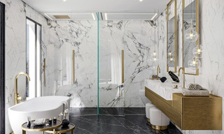 Villa de luxe exclusive à l'architecture andalouse classique et contemporaine à vendre dans une résidence fermée à Benahavis - Marbella 780378 