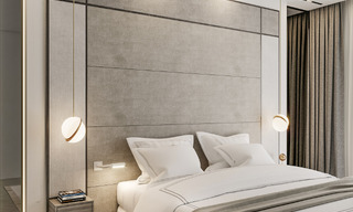 Villa de luxe exclusive à l'architecture andalouse classique et contemporaine à vendre dans une résidence fermée à Benahavis - Marbella 780380 