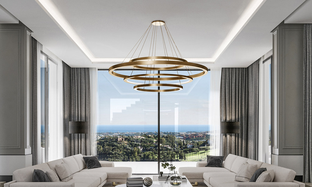 Villa de luxe exclusive à l'architecture andalouse classique et contemporaine à vendre dans une résidence fermée à Benahavis - Marbella 780390