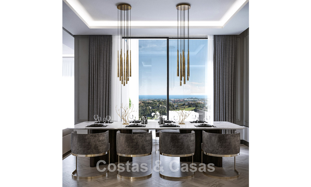 Villa de luxe exclusive à l'architecture andalouse classique et contemporaine à vendre dans une résidence fermée à Benahavis - Marbella 780392