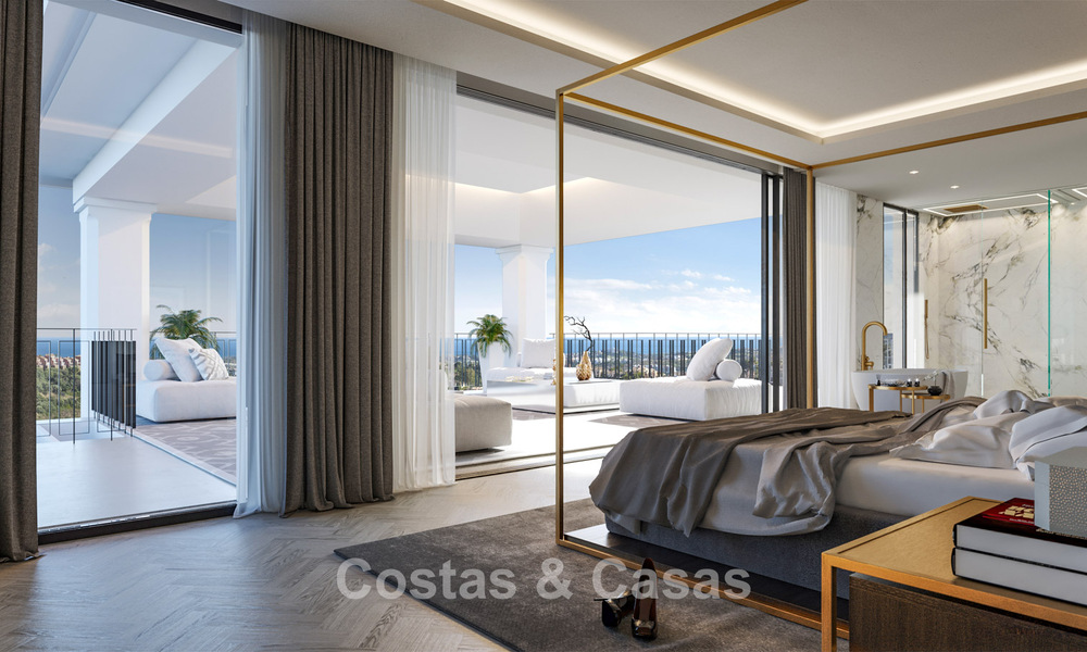 Villa de luxe exclusive à l'architecture andalouse classique et contemporaine à vendre dans une résidence fermée à Benahavis - Marbella 780396