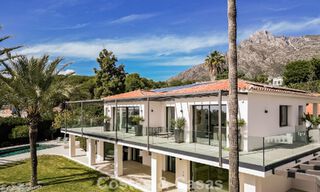 Villa méditerranéenne contemporaine avec des touches modernes à vendre sur le Golden Mile de Marbella 780416 